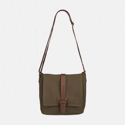 50074653 £40 Khaki Canvas Messenger Bag