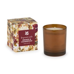 50077063 £20 NT Orange & Cedarwood Boxed Candle 220g