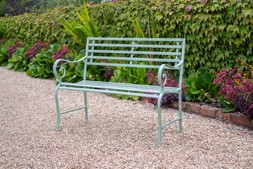 Bench Slatted Sage £200