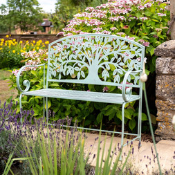 Bench Tree of life Sage Green £200