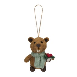 50082517 £9.50 Felt Bernadette Beaver Tree Dec