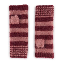 50082533 £14 Pink Contrast Wrist Warmers