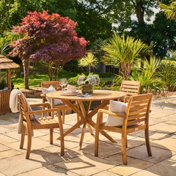 Cotswold Acacia Wood Round Dining Table £439