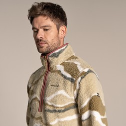 Rawthey Half Zip in Cardamon Print £75.00