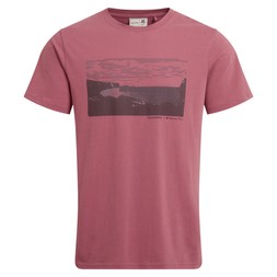 Men's National Trust Sabden Short Sleeved T-Shirt | Atlas Red