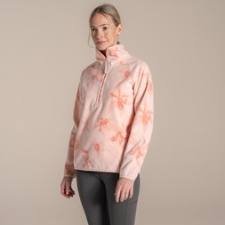Reedmace Half Zip in Sherbert Print £50.00