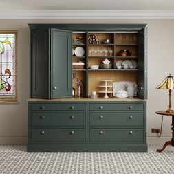 National Trust Erddig Kitchen in Hunter Green- Kitchens start at £9,500