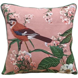 National Trust Embroidered Bird Cushion_gbp_25