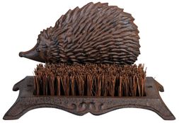 Cast iron hedgehog boot brush