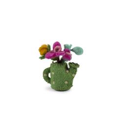 Felt hanging watering can