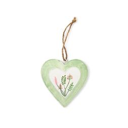 Metal heart hanging decoration
