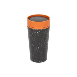 Circular&Co 12oz Grey and Sundown Orange reusable cup