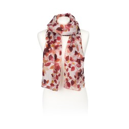 National Trust Hinton Ampner Leaves Silk Scarf_gbp_20