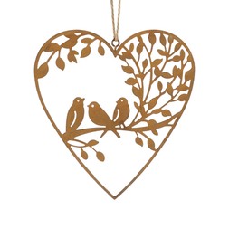 Birds and Blossom Metal Heart Decoration_gbp_4