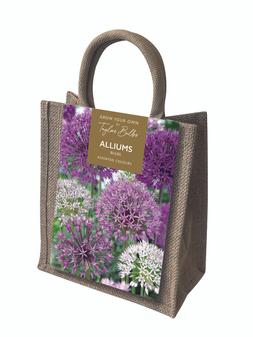 Jute Gift Bag, Alliums_gbp_12