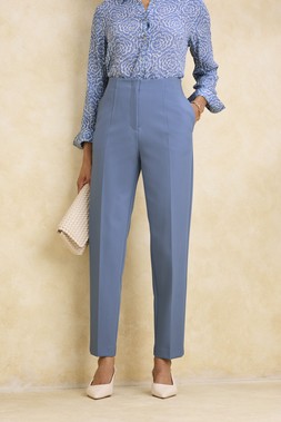 Ankle Grazer Trouser in Washed Blue £38 (AC16911) Available from January 9th