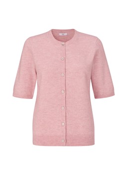 Fine Knit Short Sleeve Cardigan Rose £32 (Available from August)