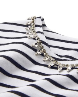 Long Sleeve Embellished Stripe Top £42 - Available from 3rd September
