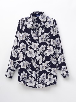 Longline Print Blouse in Navy Floral £34 (AB12727) Available from January 9th