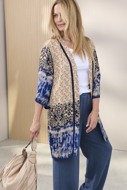 Printed Cotton Long Overshirt £40 (AB12764)