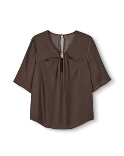 Satin Hardware Detail Blouse £34 - Available from 30th July