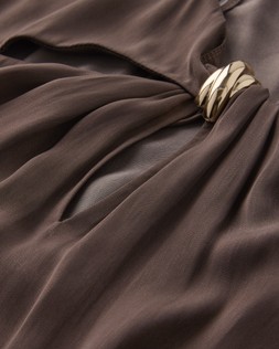 Satin Hardware Detail Blouse £34 - close up - Available from 30th July