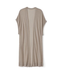SHEER KNIT LONGLINE CARDI £48