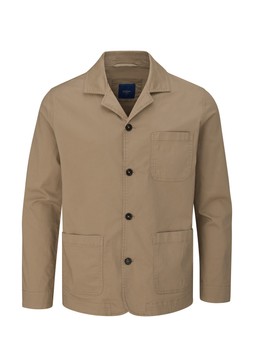 Signature Lightweight Poplin Overshirt Camel £45 (AD12618)- EMBARGOED UNTIL 20TH AUGUST 2026