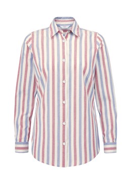 Stripe Oxford Shirt Red and Blue £34 (AB12706) Available from January 9th