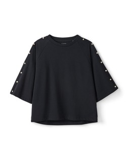 Studded Sleeve Sweatshirt £35 (Available from July)