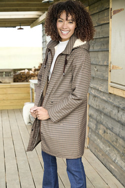 All Weather Fleece Lined Waterproof Printed Coat £76 AD12503 33
