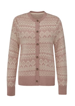 Fair Isle Cardigan Rose £44 AL11767