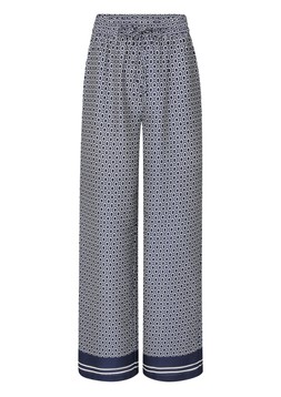 Printed Wide Leg Pull On Trousers £38