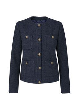 Short Boucle Jacket Navy £69