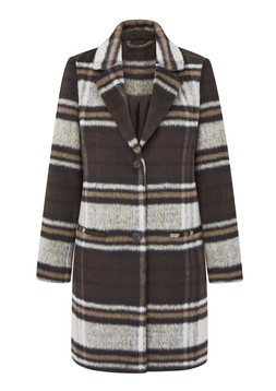 Wool Look Check Coat £75 AD12495