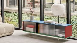 Colour HAY Cabinet Floor with Glass Doors