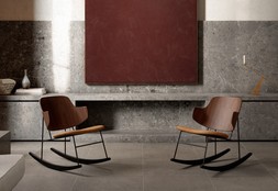 Audo Copenhagen The Penguin Rocking Chair - Walnut Veneer