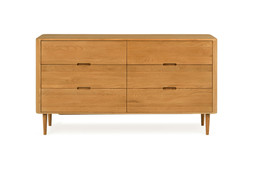 Copenhagen Oak 6 Drawers Chest - RRP €1,899 NOW €1,199