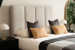 Rubin Grey Full Height 5 King Headboard RRP €475 NOW €325