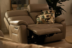Hugo Leather 2 Seater Electric Recliner Sofa - (RRP €2,399) NOW €1,499