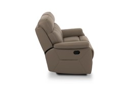 Hugo Leather 2 Seater Manual Recliner Sofa - (RRP€2,099) NOW €1,299