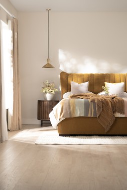 Shelly Gold Fabric Double 4’6′ Storage Bed Frame (RRP €1199) NOW €649