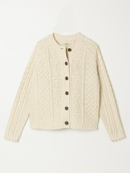 FatFace Floral Cable Cardi, £69