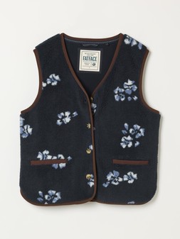 FatFace Floral Fleece Gilet, £55