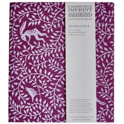 Tall Softback Sketchbook Hare Violet