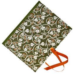 A4 Portfolio Ivy Swamp Green and Orange