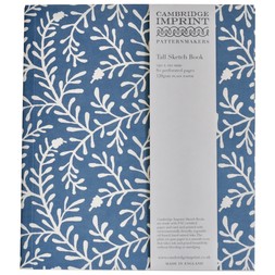 Tall Softback Sketchbook Sprig marine Blue