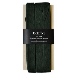Loose-weave Italian Cotton Ribbon Cypress