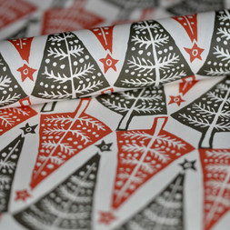 Patterned Paper Dancing Trees