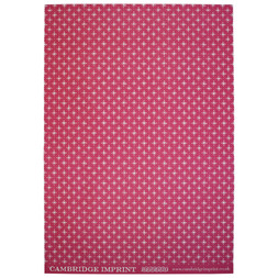 Patterned Paper Large Stars Magenta £3